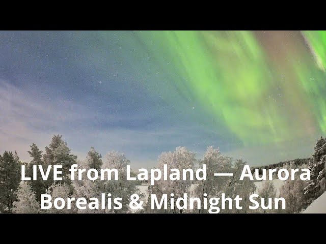 LIVE 24/7 Northern Lights & Sky Cam | Lapland Finland Webcam | Aurora Borealis from Posio