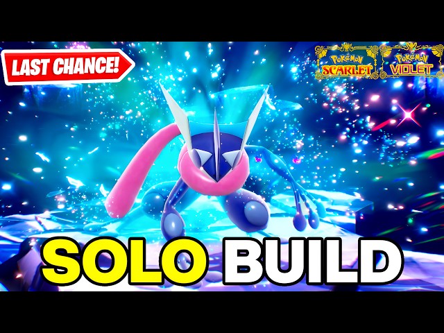 How To SOLO 7 Star GRENINJA Raid - Pokemon Scarlet And Violet