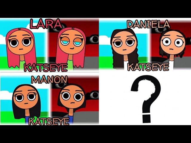 👩‍🦰#My Sprunki OC: LARA, Daniela, Manon (From KATSEYE)Drawing#sprunkioc #paperdiy #incrediboxsprunki