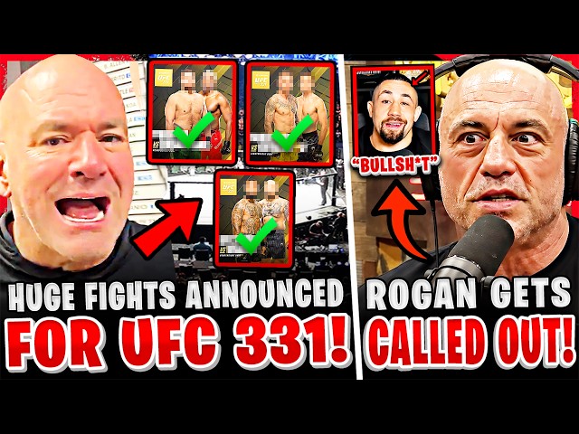 Dana White ANNOUNCES MULTIPLE FIGHTS for UFC 331! Joe Rogan CALLED OUT by UFC FIGHTER! Ian Garry