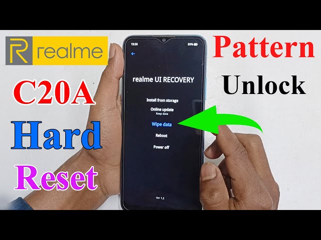 How To Realme C20a Pattern Lock Unlock/মাত্র ৪ মিনিটে প্যাটার্ন লক খুলবেন  (Uzzol Technology)