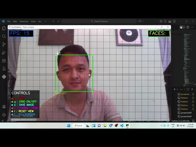 Real-Time Face Detection Application with Python #python #programming #myanmar #facedetection 