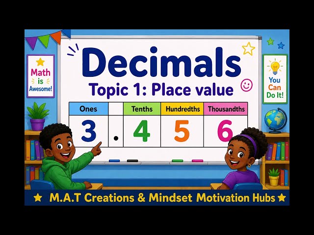 Unit 3 Topic 1 Place value Middle School Math Video Curriculum Explained
