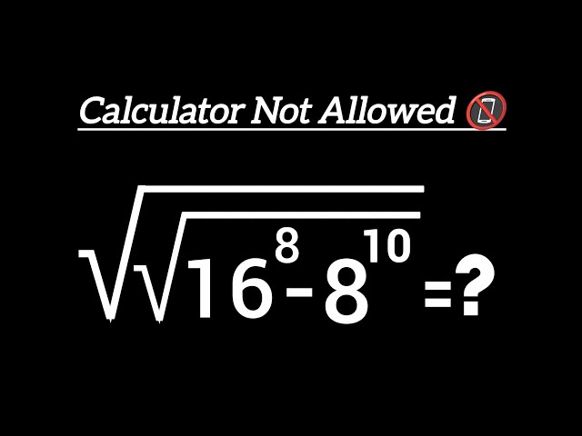 A Tricky Math Radical Simplification | Calculator Not Allowed 📵