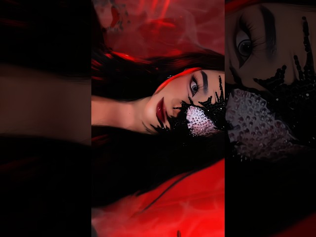 Venom but make it glow 🖤❤️‍🔥 #makeup #believebeauty #cosplay #beautyinspiration #shortvideo
