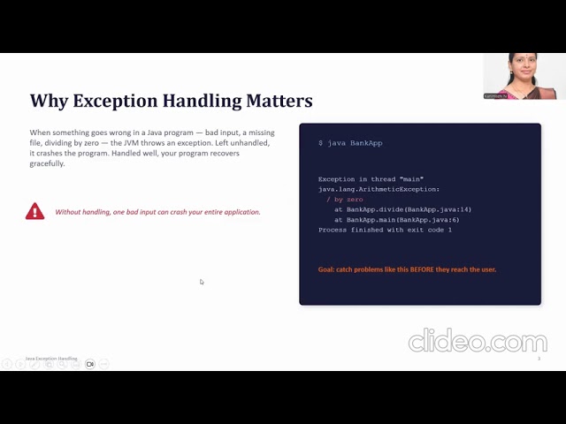 Java Exception Handling 1