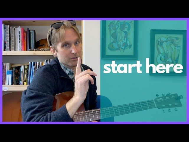Your Very First Guitar Lesson - Start here! - Guitar Lessons with Stuart