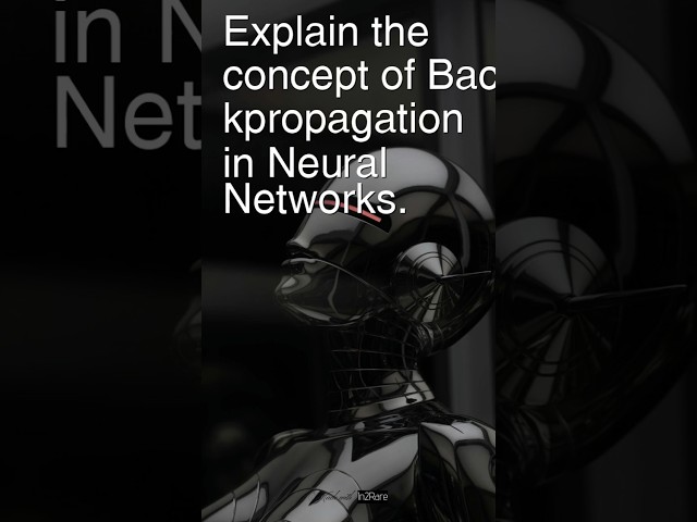 Today’s Ques: Explain concept of K Propagation in Neural Networks? #interviewprep #machinelearning