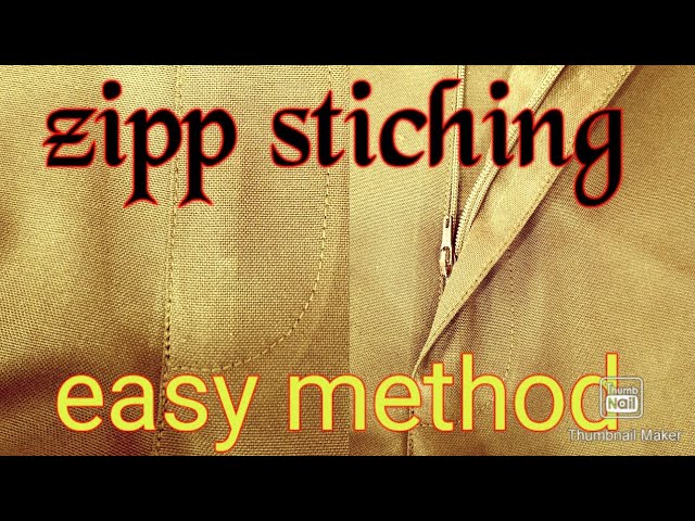 pant zipp stiching method/pand zibb fitting/how to sew fly zipper very easy for biggainers/