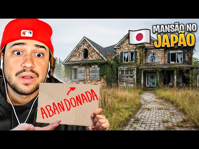 24 HORAS EM UMA MANSÃO BILIONÁRIA ABANDONADA NO JAPÃO! - React Massak