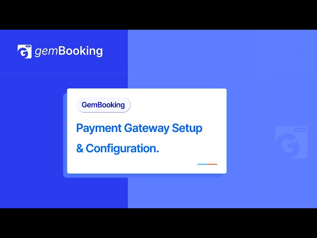 How to Set Up Online Payments with GemBooking | Complete Payment Setup Guide