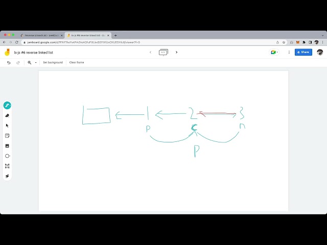 lc-js #6 reverse linked list