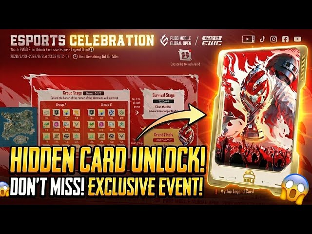 PMGO S1 WINNER TROPHY CARD UNLOCK | HOW TO COLLECT PMGO POINTS | ESPORTS CELEBRATION EVENT