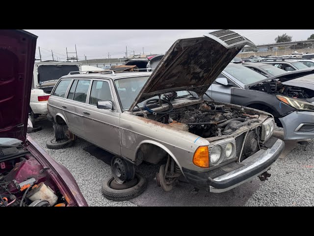 1984 Mercedes-Benz W123 S123 300TD Wagon at Junkyard in Oakland