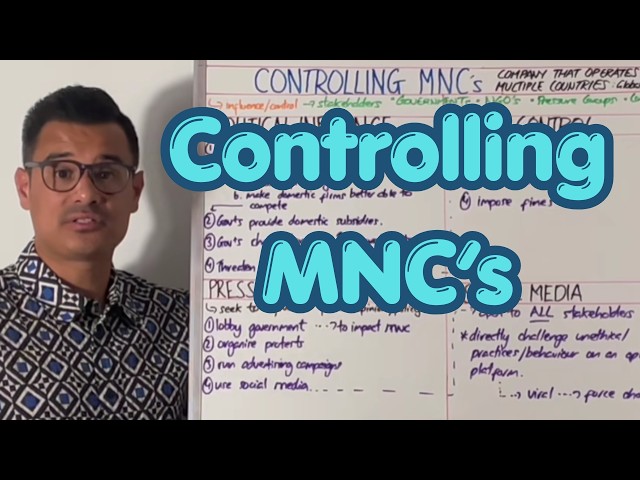 Controlling MNC's - Edexcel A Level Business