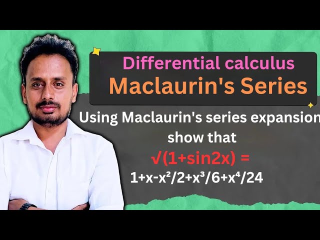 Maclaurin's Series - Example Problem #1 | Engineering Mathematics