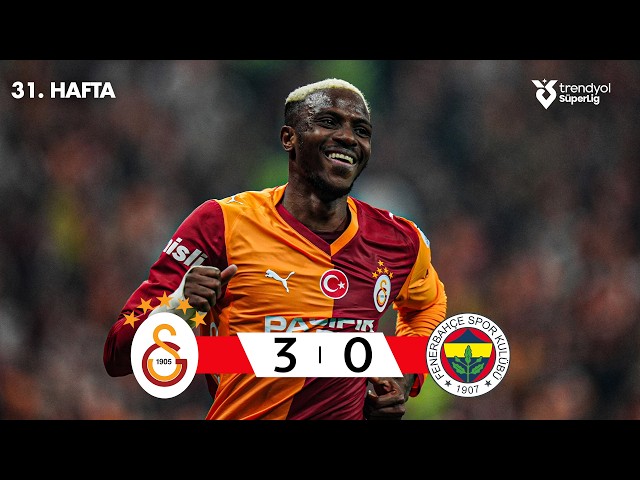 Galatasaray (3-0) Fenerbahçe - Highlights | Trendyol Süper Lig - 2025/26