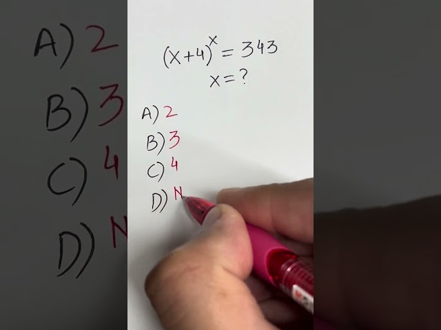 Solving A Nice Math Equation #algebra #equation #howtosolve #how #howto #maths #themathscholar23