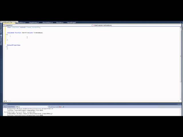 Advanced UnrealScript Game Mod Tutorial Grapple Arena (Part 1/5)