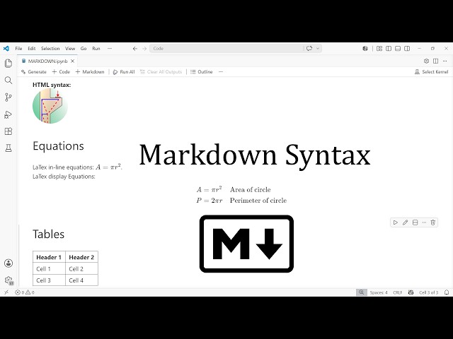 Markdown Syntax | Python in Structural Engineering | 06
