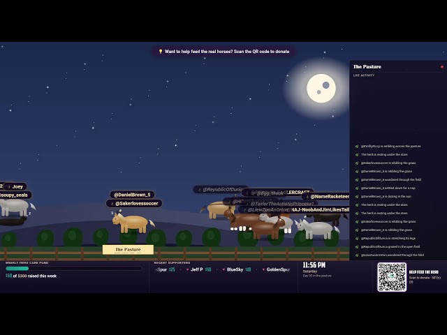 🐴 The Pasture | Chat to Claim Your Own Horse | 483 Live | August 15, Part II