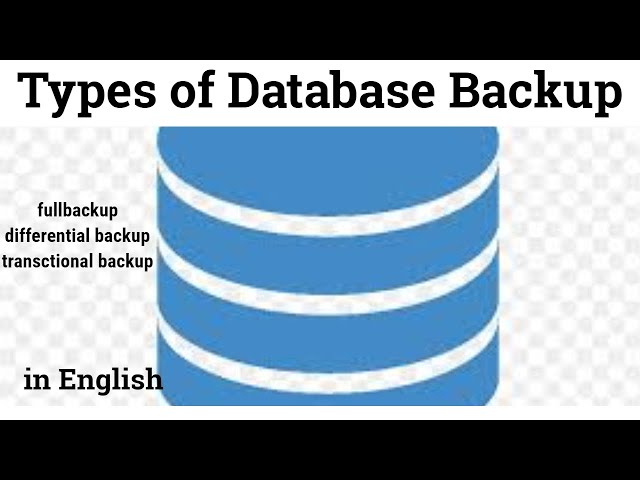 Different Types of Backup in MySql | How to Backup Database  | Full Backup | Differential Backup |