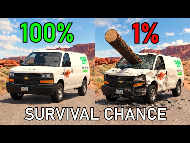 Realistic Survival Chance Crashes #33 | BeamNG.drive