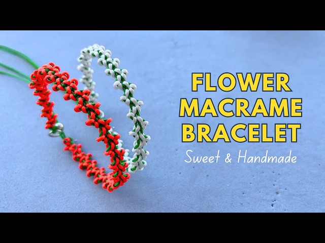 I Can’t Stop Making These Flower Bracelets 🌿 Make One With Me Step by Step