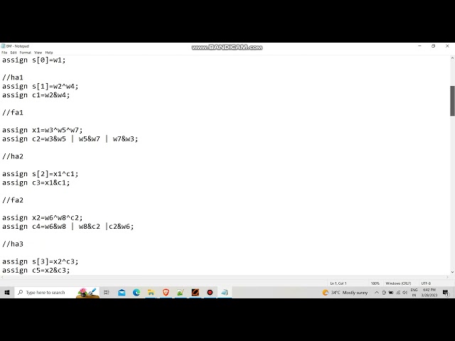 3 by 4 multiplier verilog code