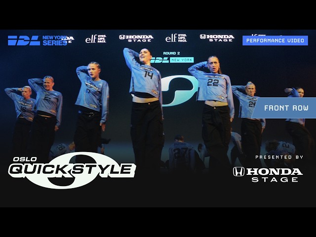 [2nd Place] Quick Style Round 2 Front Row | IDL 2026 New York Series