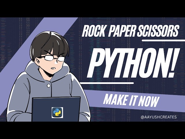 I made a ROCK PAPER SCISSORS GAME with python