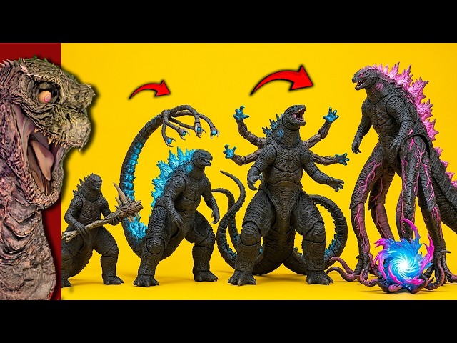 Evolution of Godzilla TOYS