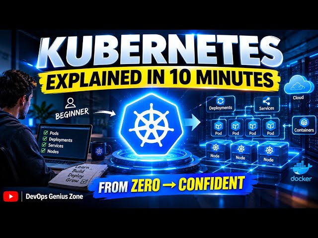 Kubernetes Explained in 10 Minutes — From Zero to Confident