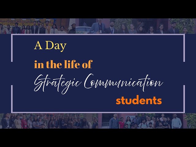 A day in the life of Strat Comm students in #iimc, New Delhi @indianinstituteofmasscomm