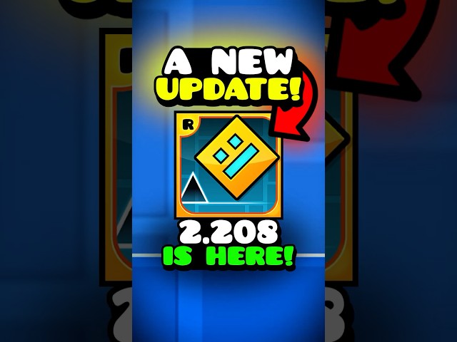 RobTop Finally Updated Geometry Dash.. 🙏