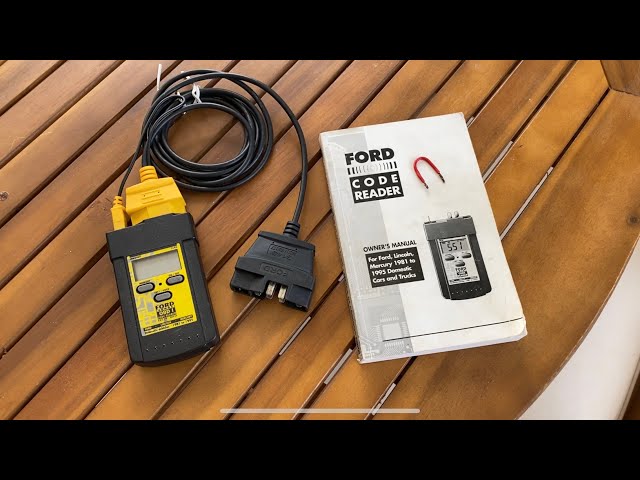 86-93 Mustang OBD1/EEC-IV code reading - Innova 3145  (cylinder balance test included)