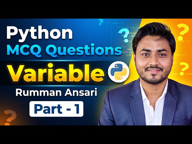 Python MCQ Questions with Answers - Variable