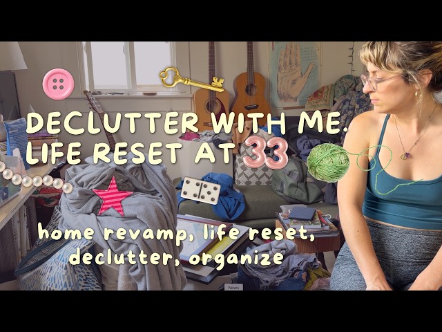 Declutter with me! hard reboot, home/life reset, massive declutter, organizing, flea market..oopsie
