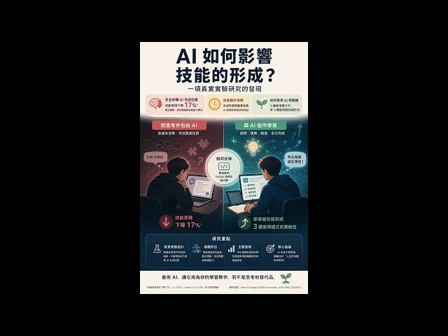 寫扣加速、實力倒退？深度解析 Anthropic 最新 AI 技能養成研究