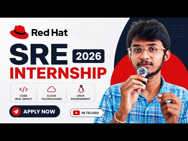 Red Hat Internship 2026 🔥 Eligibility, Skills & Apply Process | Telugu