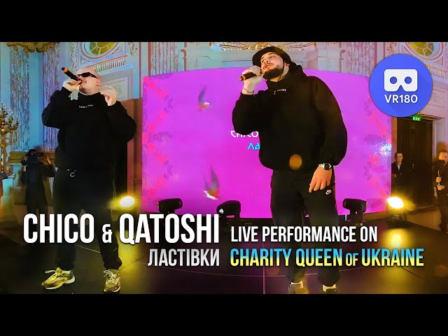 Chico & Qatoshi - Lastivky (live at Charity Queen of Ukraine 2.0) in VR180 3D  @Naprocente
