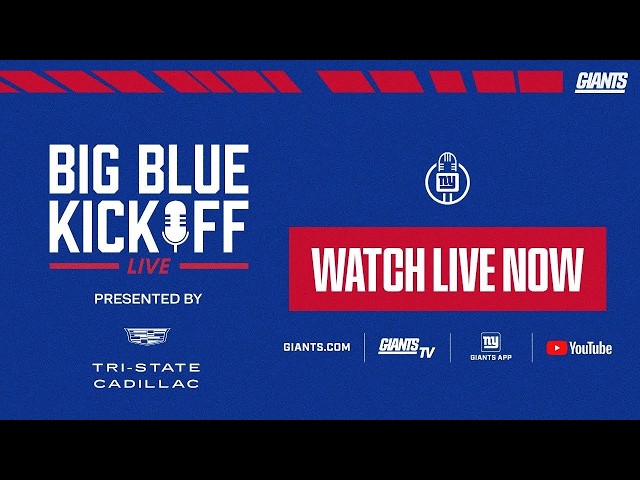🔴 LIVE: Big Blue Kickoff Live 9/1 | New York Giants