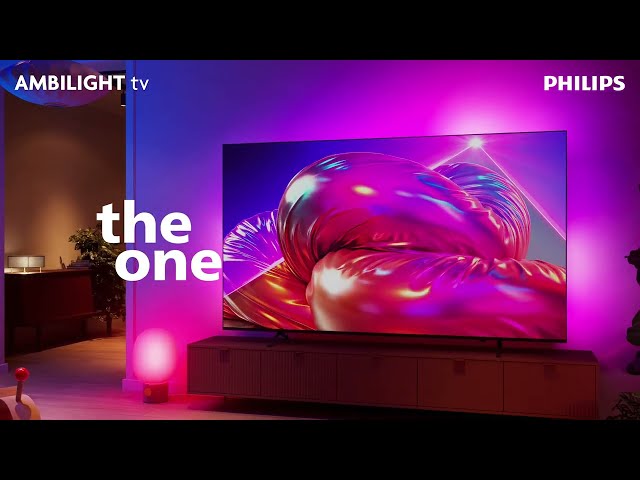 Philips PQS9001 4k UHD QLED Ambilight TV (The One) - 2026 Philips TV range. Product video (en)