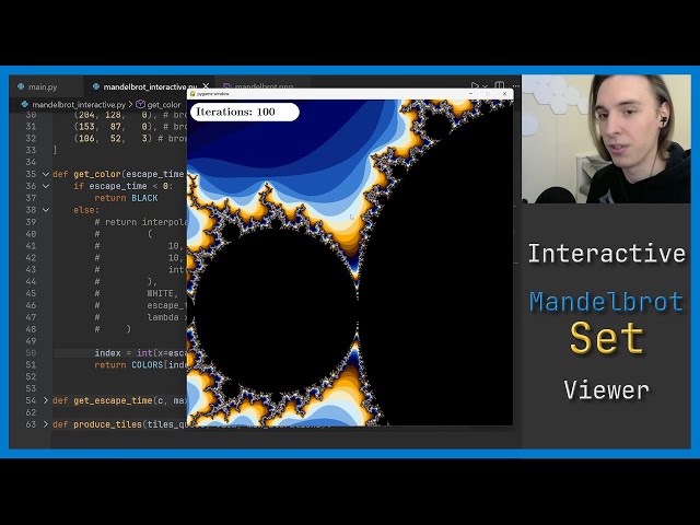 Making an Interactive Mandlebrot Viewer in Python | Mandelbrot Part 3