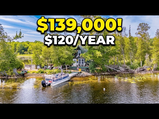 Private Island for Sale for $139,000 with $120/Year Taxes in Maine!