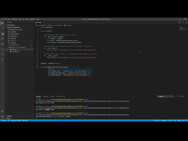 Intermediate course with Python #1. Magical Methods.