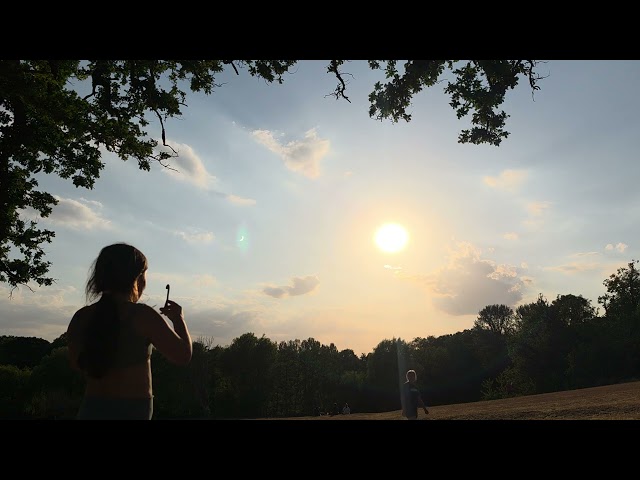 solar eclipse 12/08/2026 | timetapse at elmdon park