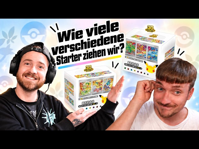 Will we pull ALL 27 starters?! 😍 | Pokemon 30th Anniversary First Partner Card Set OPENING
