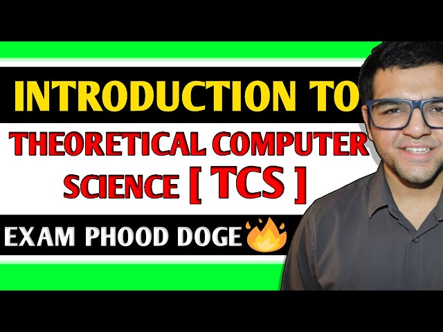 Introduction to Theoretical Computer Science ( TCS ) in Hindi