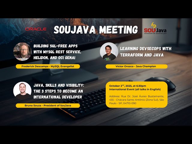 SouJava October 2025 Meeting (International)